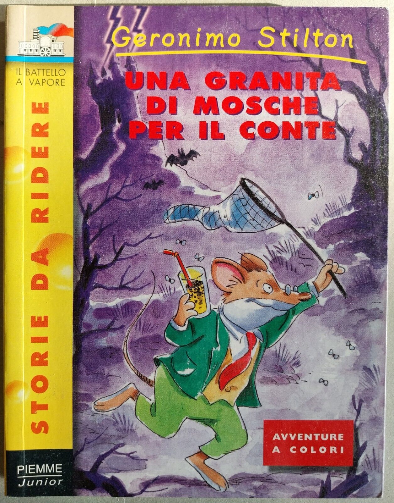 Copertina di Geronimo Stilton: Una granita di mosche per il conte