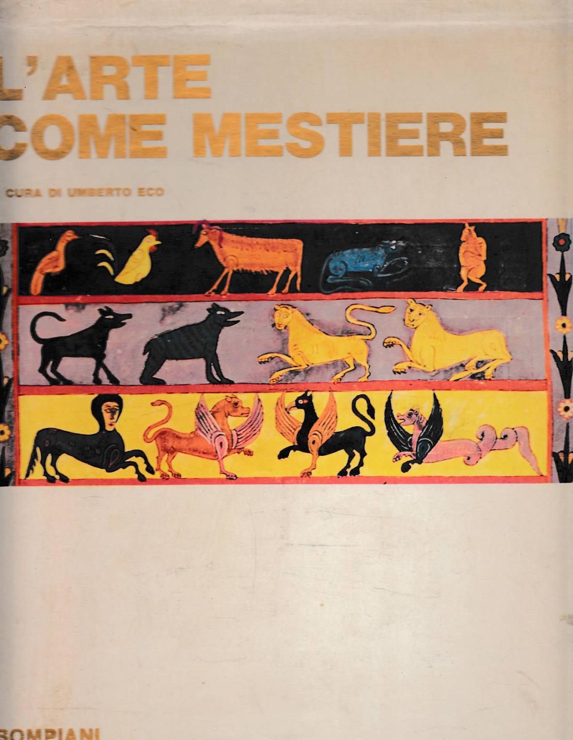 Copertina di L'arte come mestiere