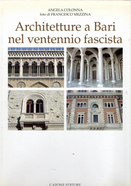 Copertina di Architetture a Bari nel ventennio fascista