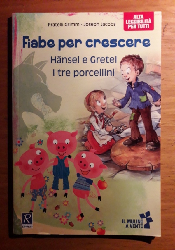 Copertina di Fiabe per crescere. Hansel e Gretel. I tre porcellini