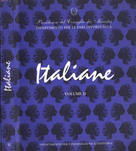 Copertina di Italiane. Volume II